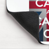 Gewerkschafts-Jack behalten Ruhe und machen weiter Mousepad (Ecke)