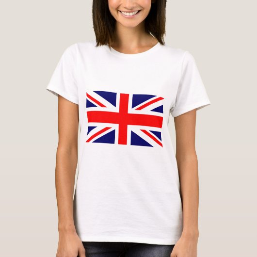 Gewerkschafts-Jack-Briten-Flagge T-Shirt (Vorderseite)
