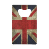 Gewerkschafts-Jack-BRITISCHE britische Flagge von Kreditkartenflaschenöffner (Vorderseite)