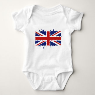 Gewerkschafts-Jack-BRITISCHE Flagge - Bratenfett Baby Strampler