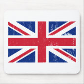 Gewerkschafts-Jack-britische Flagge Mousepad (Vorne)