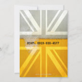 Gewerkschafts-Jack-BRITISCHE Flaggen-kaltes neues Einladung (Rückseite)