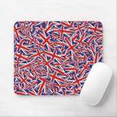 Gewerkschafts-Jack-Collage Mousepad (Mit Mouse)