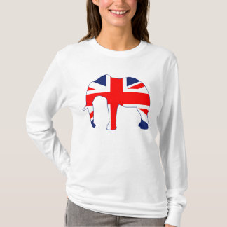Gewerkschafts-Jack-Elefant-T-Shirt für Frauen T-Shirt