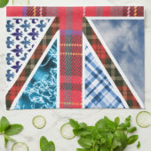 Gewerkschafts-Jack-Flagge der Tartan-u. Handtuch (Gefaltet)