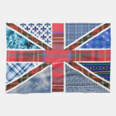Gewerkschafts-Jack-Flagge der Tartan-u. Handtuch (Horizontal)
