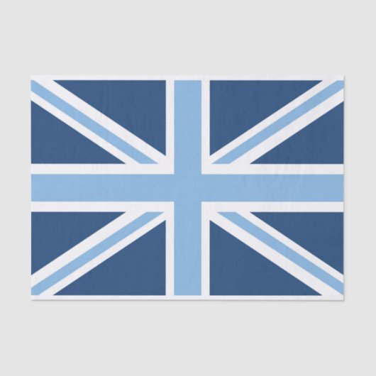 Gewerkschafts-Jack-Flagge im Himmel-und Seidenpapier (Vorderseite)