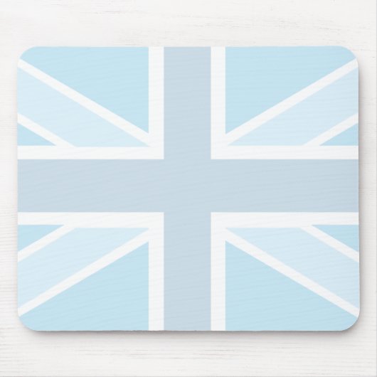 Gewerkschafts-Jack-Flagge in blauem Mousepad (Vorne)