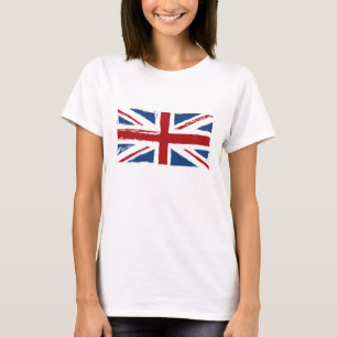 Gewerkschafts-Jack-Flagge in den abstrakten T-Shirt