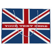 Gewerkschafts-Jack-Flaggen-Feier Große Geschenktüte (Rückseite)