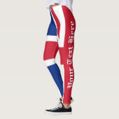 Gewerkschafts-Jack Großbritannien Ihr Text Leggings (Links)
