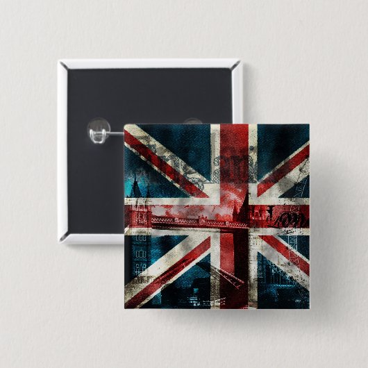 Gewerkschafts-Jack-Knopf/Abzeichen Button (Vorne & Hinten)