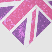 Gewerkschafts-Jack, lila und rosa Seidenpapier (Ausschnitt)