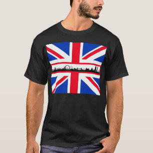 Gewerkschafts-Jack-Londonskyline-T - Shirt