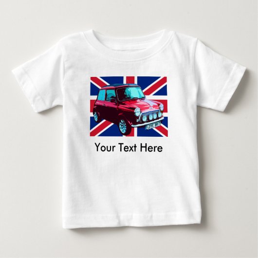 Gewerkschafts-Jack Mini Baby T-shirt (Vorderseite)