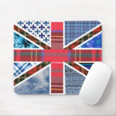 Gewerkschafts-Jack-Patchwork-Muster Mousepad (Mit Mouse)