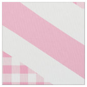 Gewerkschafts-Jack-Rosa-Gingham-Muster Stoff (Nahaufnahme)
