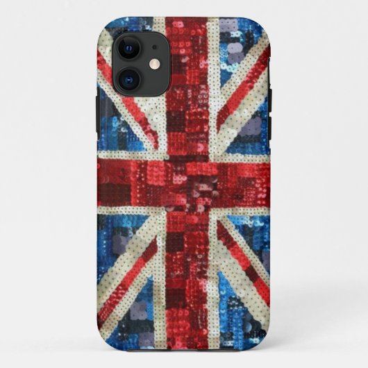 Gewerkschafts-Jack Sequin, der BRITISCHES Case-Mate iPhone Hülle (Rückseite)