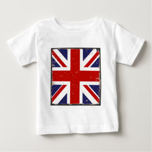Gewerkschafts-Jack-Shabby Chic Baby T-shirt