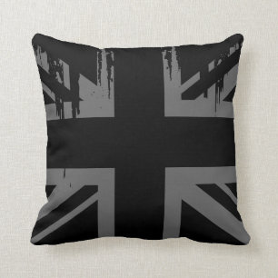 Gewerkschafts-Jack (silberne BRITISCHE Flagge des Kissen