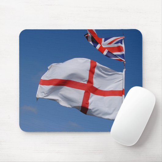 Gewerkschafts-Jack und England-Flagge Mousepad (Mit Mouse)