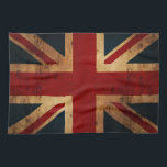 Gewerkschafts-Jack (Vintager beunruhigter Blick) Geschirrtuch<br><div class="desc">Coole Gewerkschafts-Jackflagge,  leicht beunruhigt für ein Vintages Gefühl. Fühlen Sie sich frei,  mit Ihrem eigenen Text oder zusätzlichen Bildern besonders anzufertigen. Genießen Sie!</div>