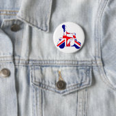 Gewerkschafts-Jackrollermädchen Button (Beispiel)