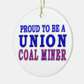 GEWERKSCHAFTS-KOHLEN-BERGMANN KERAMIKORNAMENT (Links)