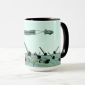 GEWERKSCHAFTS-KRAN UND SCHAUFEL-FUNKTIONIERENDES TASSE (VorderseiteRechts)