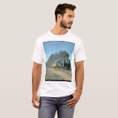 Gewerkschafts-Pazifik-Nr. 8444 powers_Steam Züge T-Shirt (Vorne ganz)