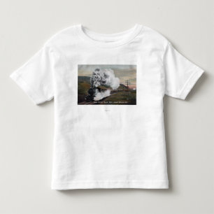 Gewerkschafts-pazifische Fracht-Zug-Ansicht Kleinkind T-shirt