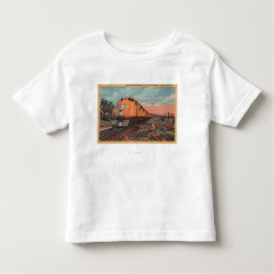 Gewerkschafts-pazifischer Zug, Stadt von L.A. Kleinkind T-shirt