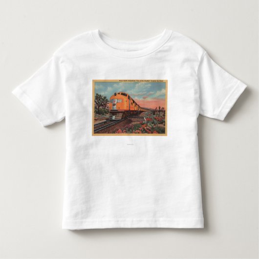 Gewerkschafts-pazifischer Zug, Stadt von L.A. Kleinkind T-shirt (Vorderseite)