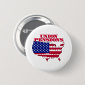 Gewerkschafts-Pensionen Button (Vorne & Hinten)