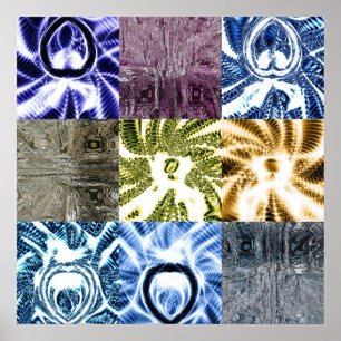 Gewerkschafts-Quadrate 1 Poster