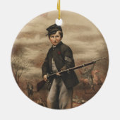 Gewerkschafts-Schlagzeuger-Junge John Clem am Keramikornament (Hinten)