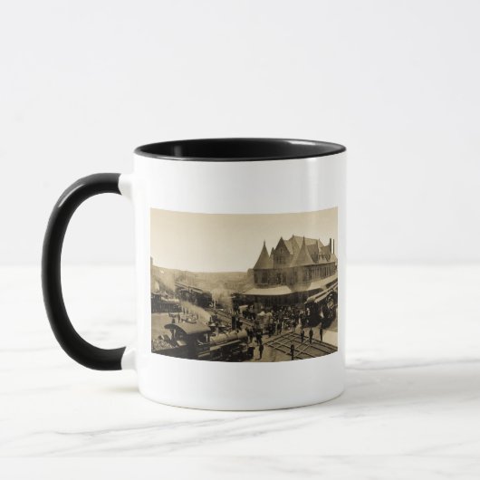 Gewerkschafts-Station, Durand, Michigan Tasse (Links)