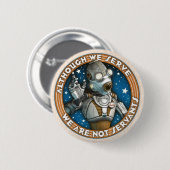 Gewerkschaftsbutton der Roboter Button (Vorne & Hinten)