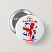 Gewerkschaftslöwe DTB Förster-Abzeichen WATP Button (Vorne & Hinten)