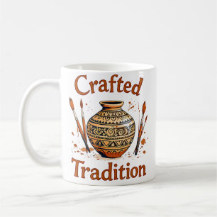 Gewerkte Tradition Kulturkeramikdesign Kaffeetasse