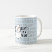 Gewesen sein sollte eine Schnee-TagesTasse Kaffeetasse (VorderseiteRechts)