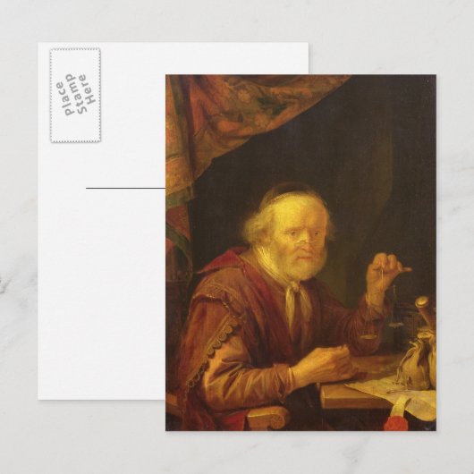 Gewicht Gold Postkarte (Vorne/Hinten)