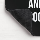 Gewicht heben und Cookies essen - Lustiges Trainin Mousepad (Ecke)