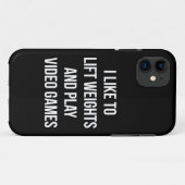 Gewicht heben und Videospiele wiedergeben - Gaming Case-Mate iPhone Hülle (Rückseite (Horizontal))