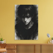 Gewicht Stille - Reflektionskanvas drucken Leinwanddruck (Insitu (Wohnzimmer))