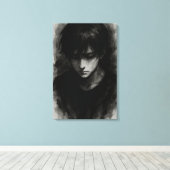 Gewicht Stille - Reflektionskanvas drucken Leinwanddruck (Insitu (Holzboden))