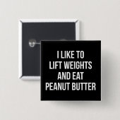 Gewicht und Butter für Erdnüsse - Gebäude Button (Vorne & Hinten)