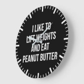 Gewicht und Butter für Erdnüsse - Gebäude Große Wanduhr (Winkel)