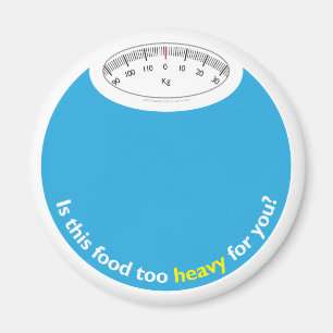 Gewicht und Gesundheit bewusst Magnet
