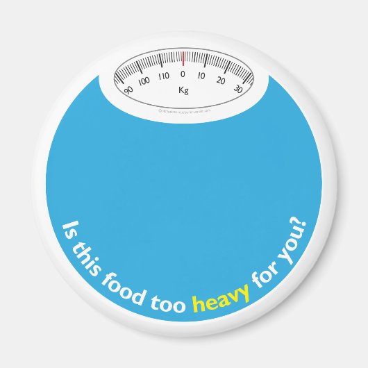 Gewicht und Gesundheit bewusst Magnet (Vorne)